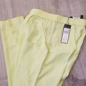 BCBG Jarred Neon Green Pant